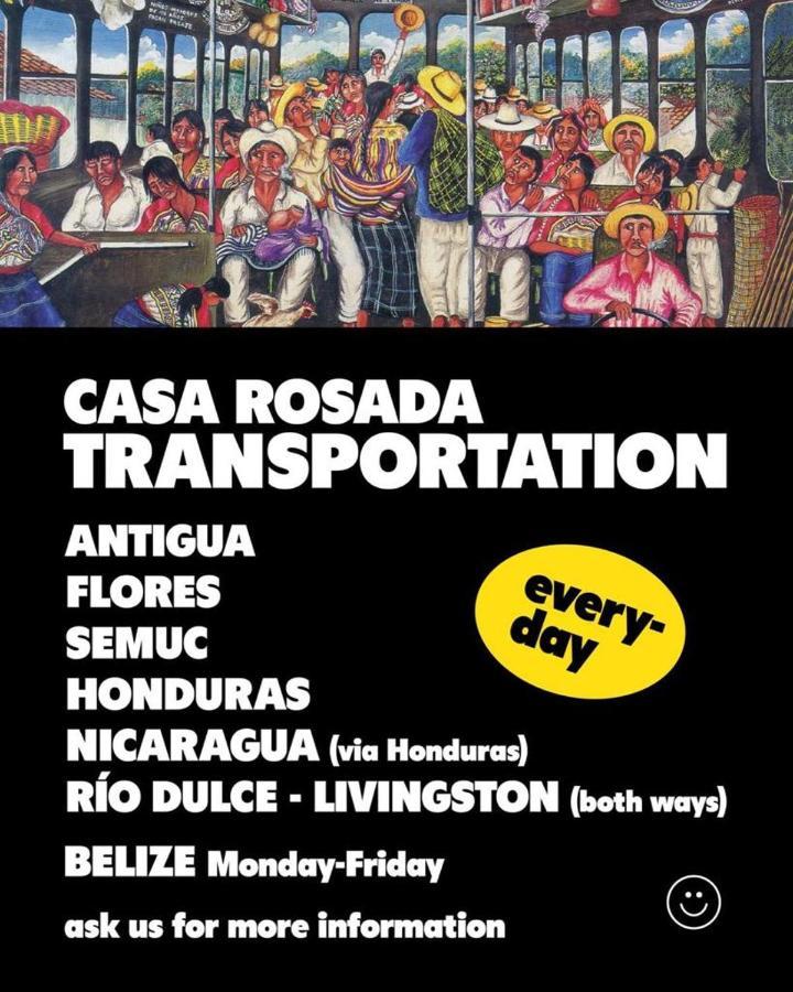 Hotel La Casa Rosada Lívingston エクステリア 写真